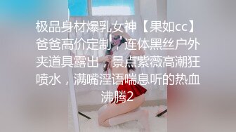 极品身材爆乳女神【果如cc】爸爸高价定制，连体黑丝户外夹道具露出，景点紫薇高潮狂喷水，满嘴淫语喘息听的热血沸腾2